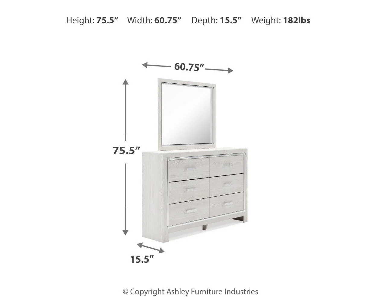 Altyra Dresser and Mirror - Image 19