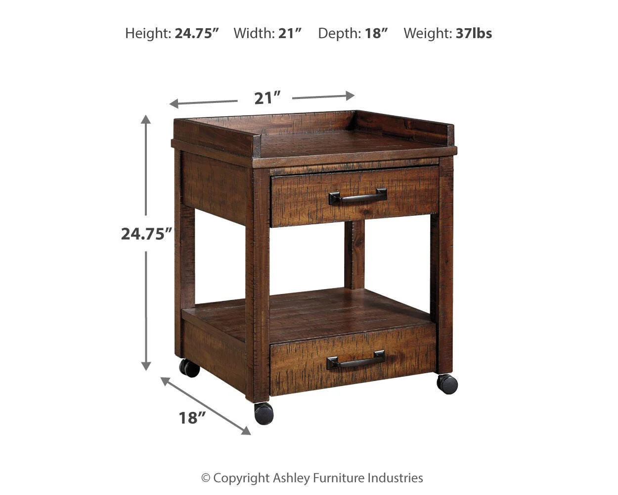 Baldridge Printer Stand - Image 6