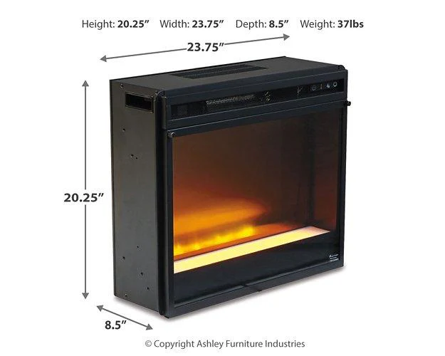 Bellaby 63" TV Stand with Fireplace - Image 12