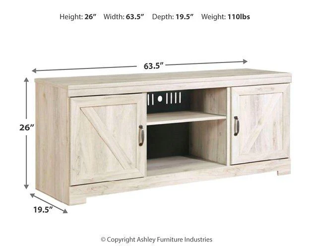 Bellaby 63" TV Stand with Fireplace - Image 18