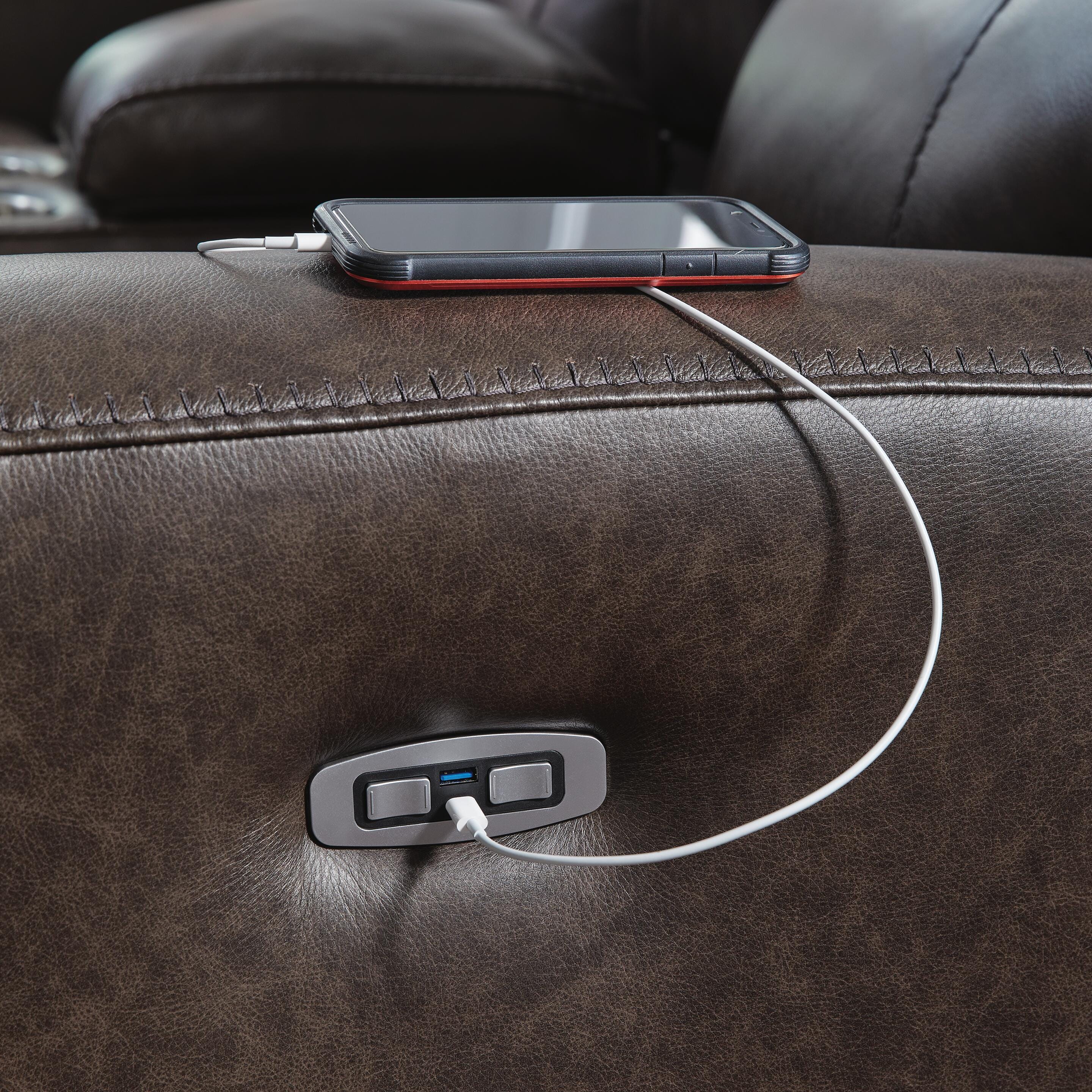Crossplex Power Reclining Loveseat with Console - Image 10