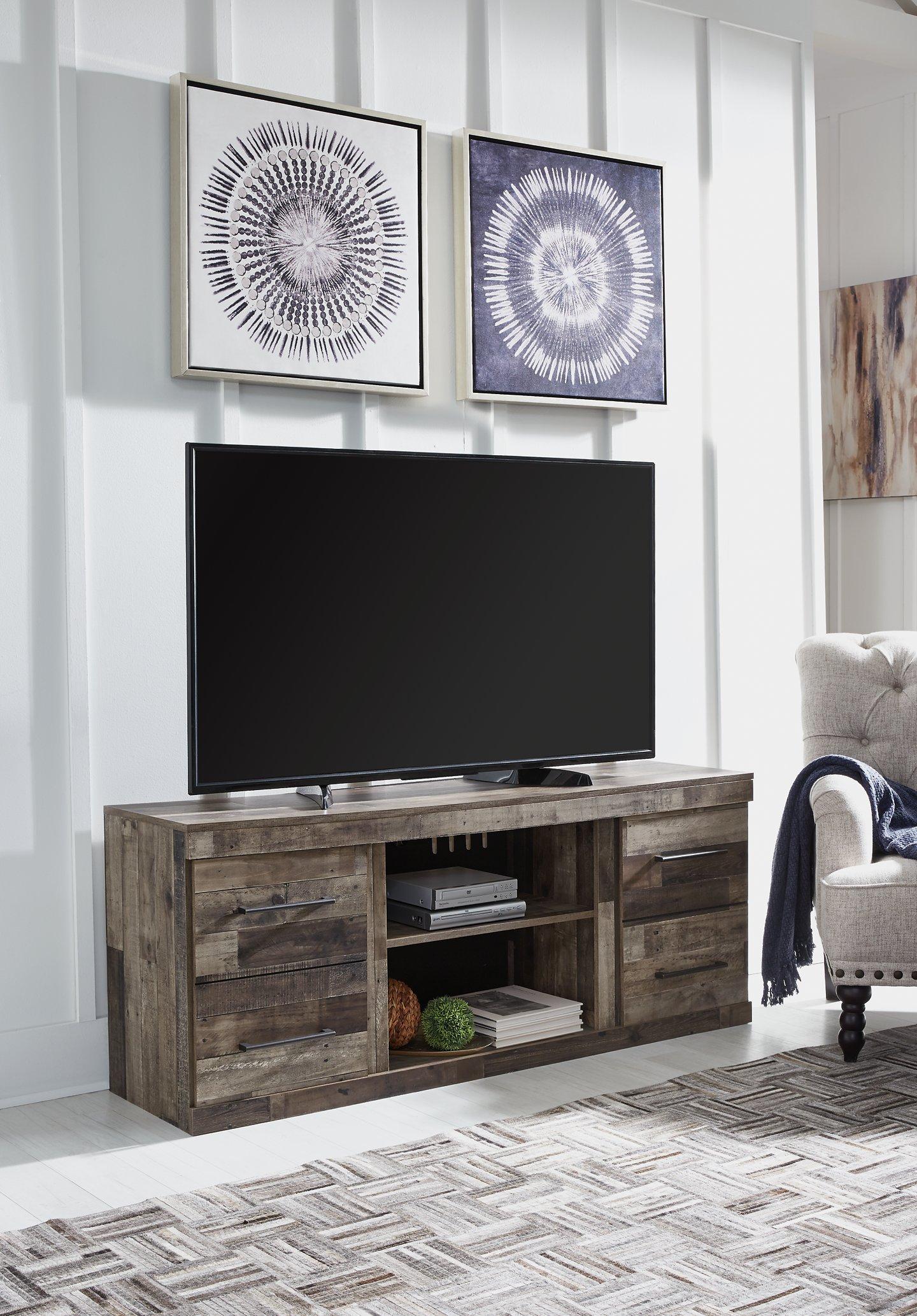 Derekson TV Stand with Electric Fireplace - Image 5