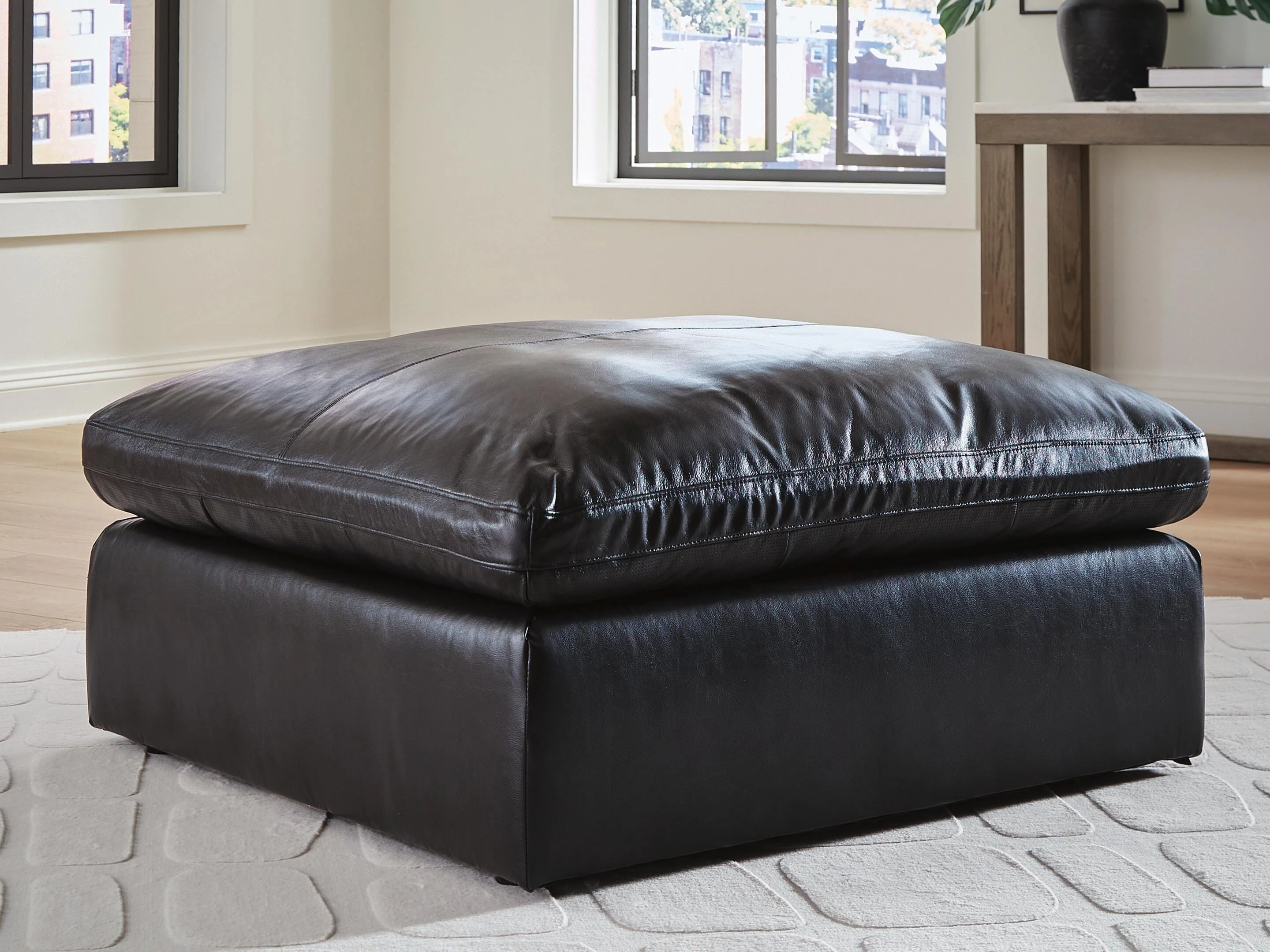 Emilia Oversized Accent Ottoman - Image 8