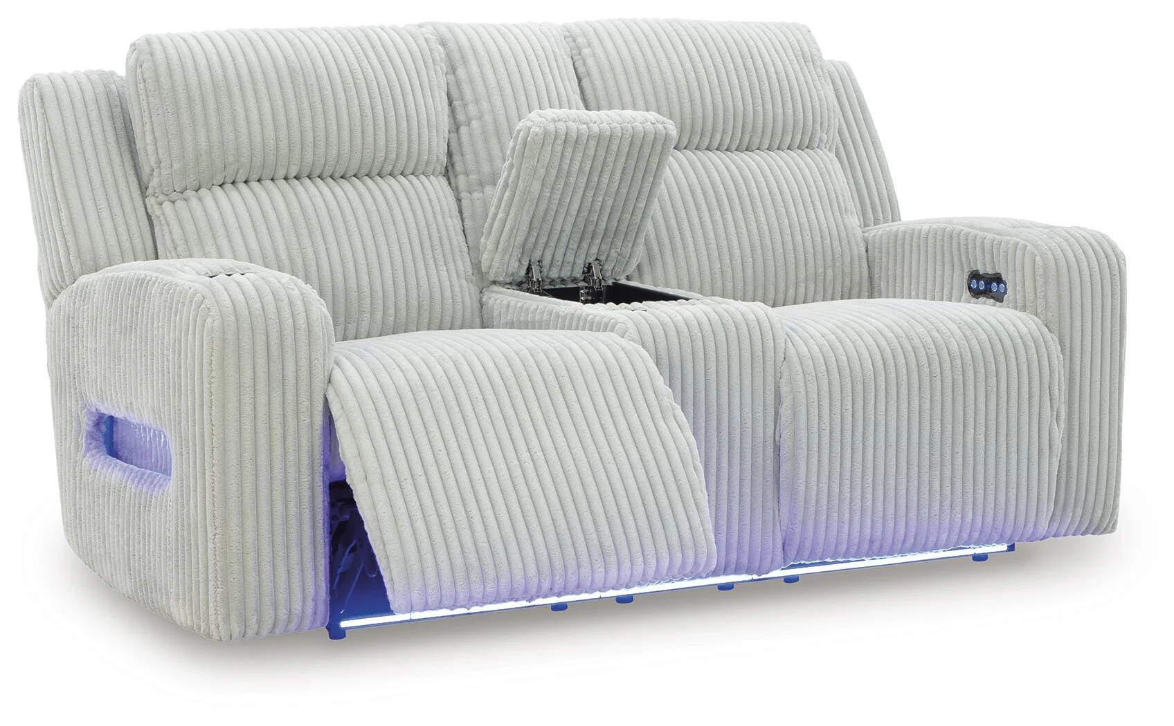 Forest Lake Power Reclining Loveseat with Console - Image 6