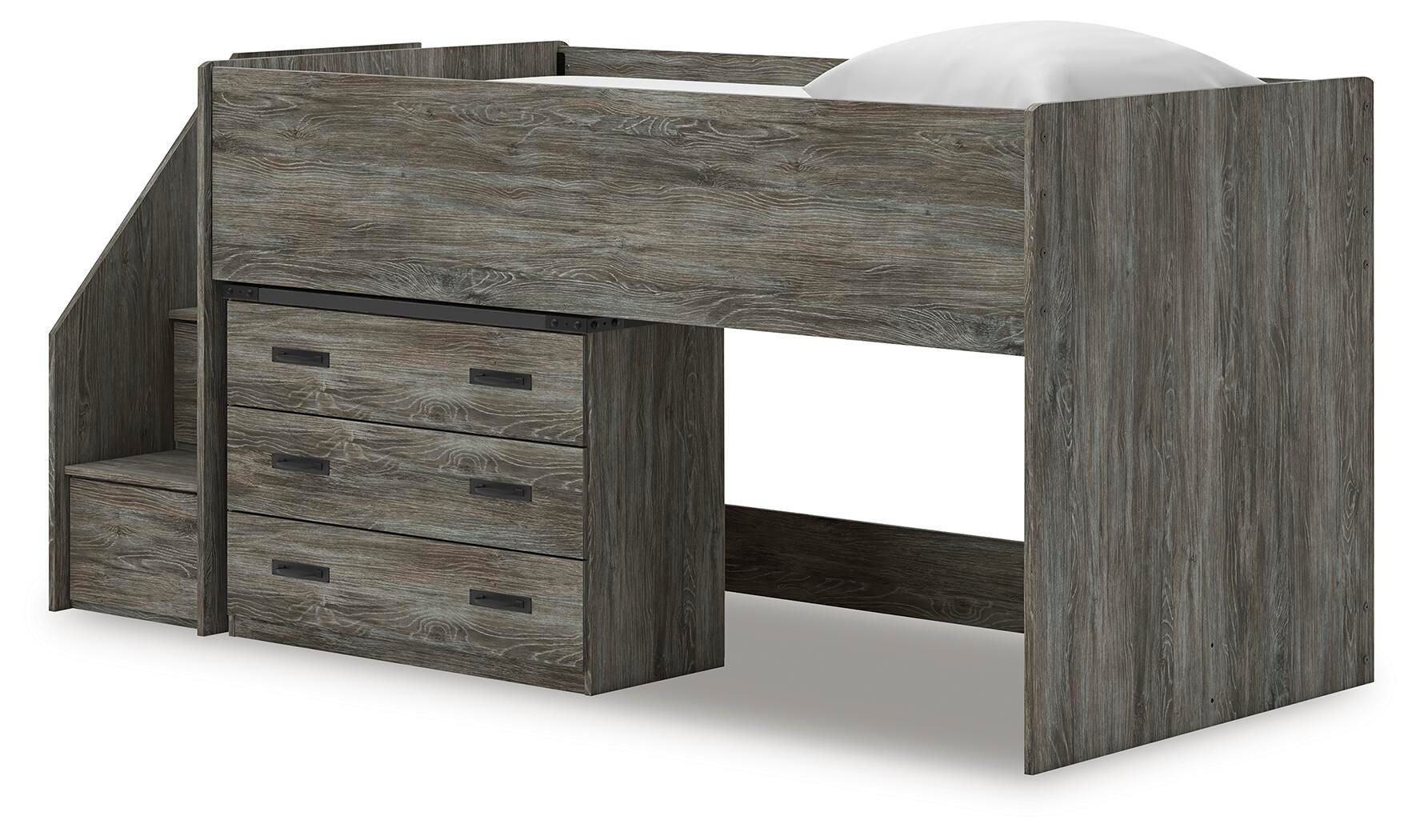 Frandern Loft Bed with Drawer Storage - Image 10