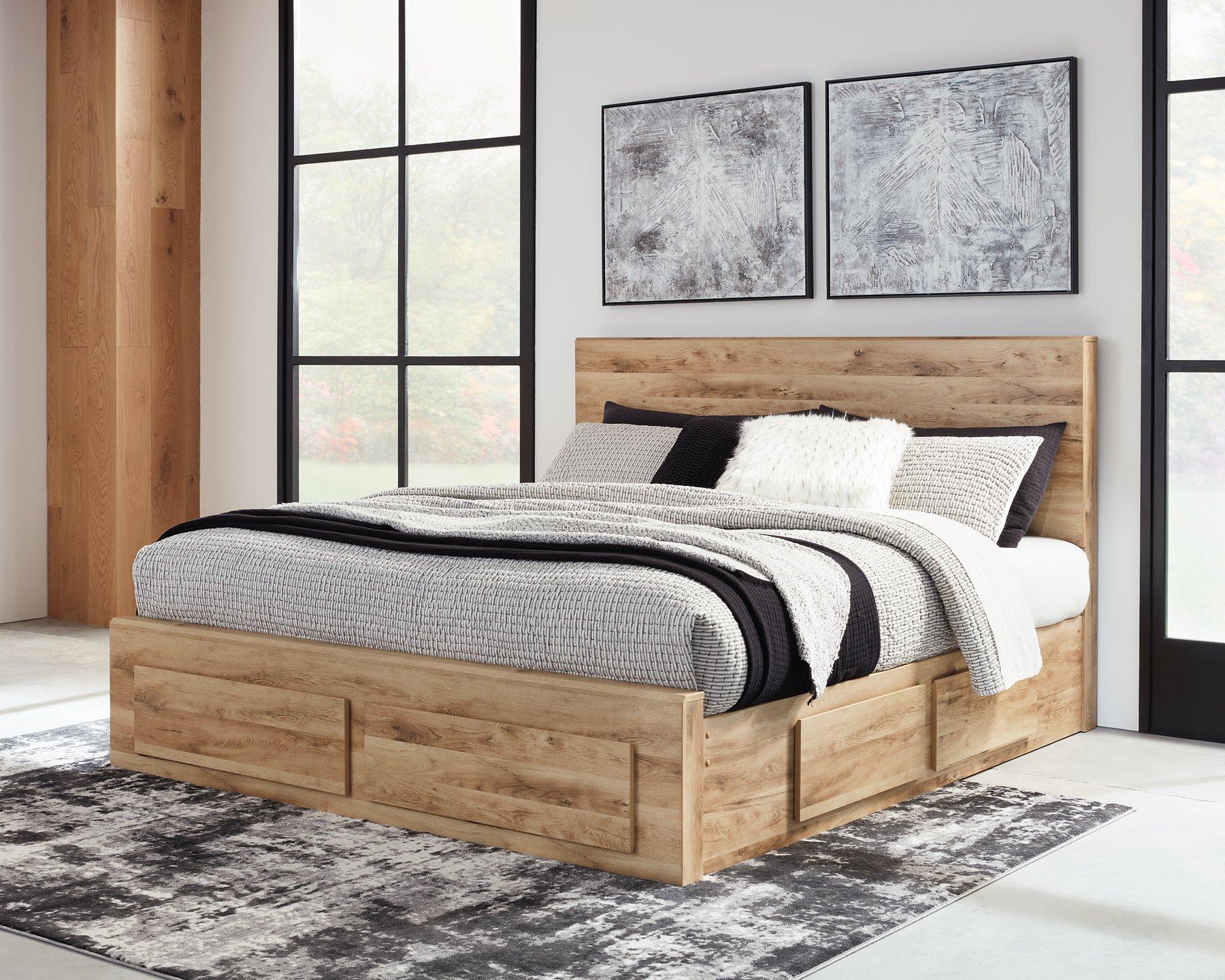 Hyanna Panel Storage Bed with 1 Under Bed Storage Drawer - Image 2