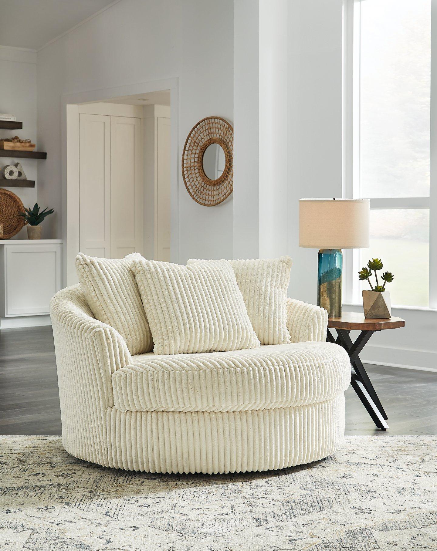 Lindyn Oversized Swivel Accent Chair - Image 2