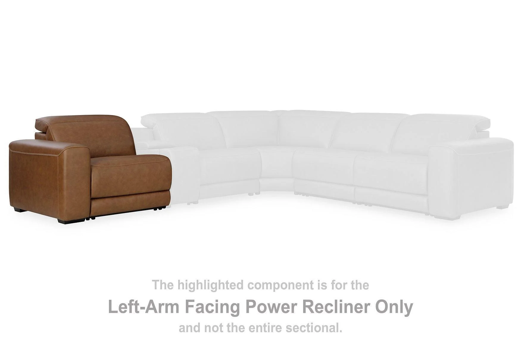 Magic Man Power Reclining Sectional Loveseat - Image 5
