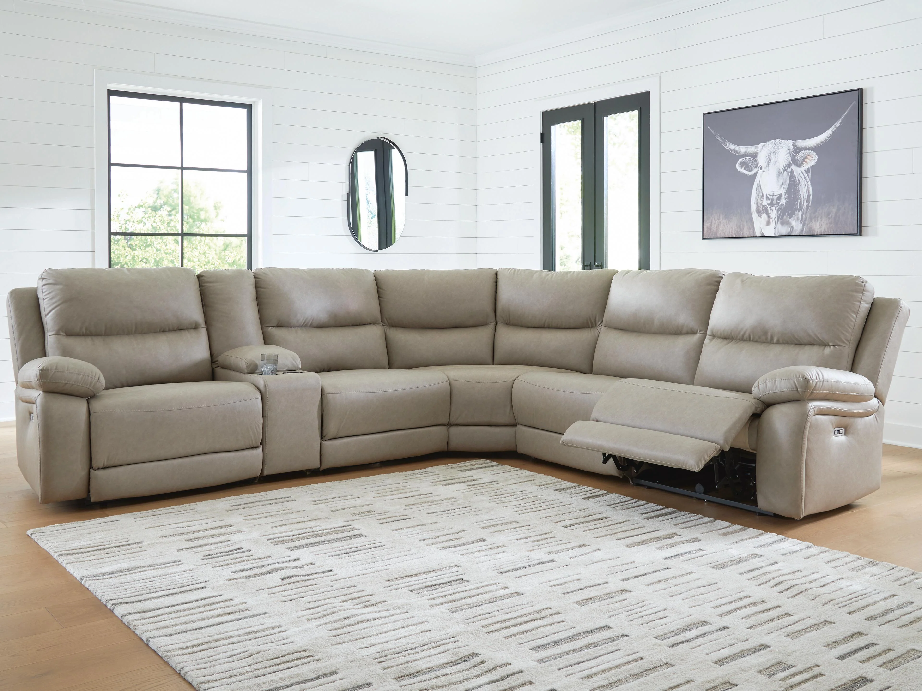 Narwhal Place Reclining Sectional with Storage Console - Image 22