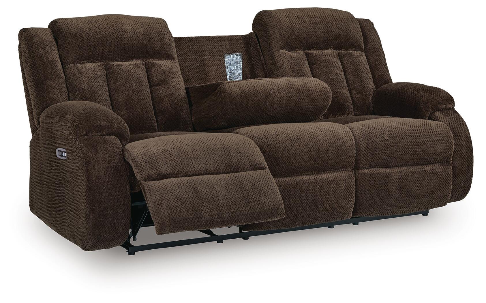 Observation Power Reclining Sofa with Drop Down Table - Image 16