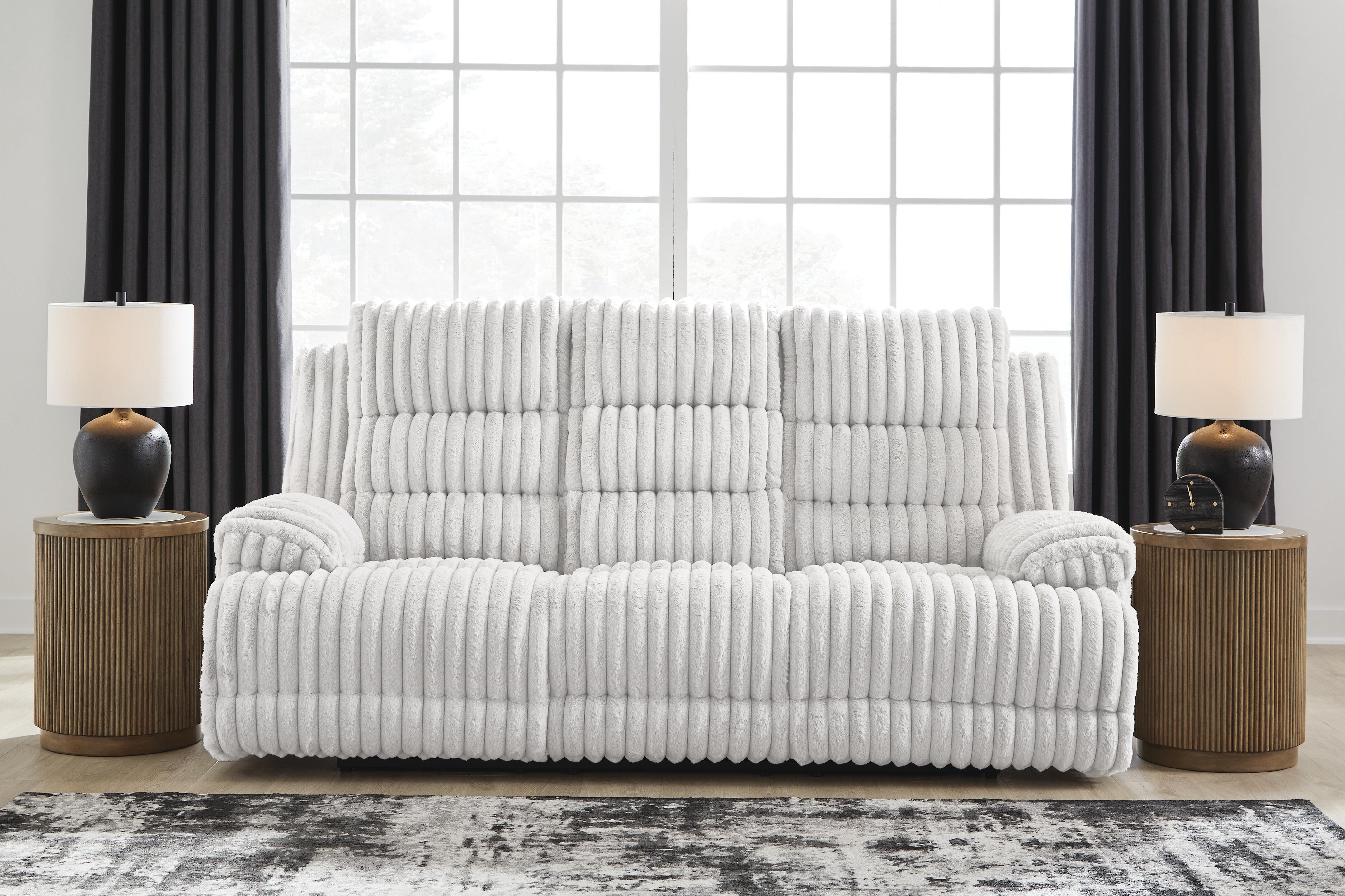 Rhines Falls Power Reclining Sofa with Drop Down Table - Image 2