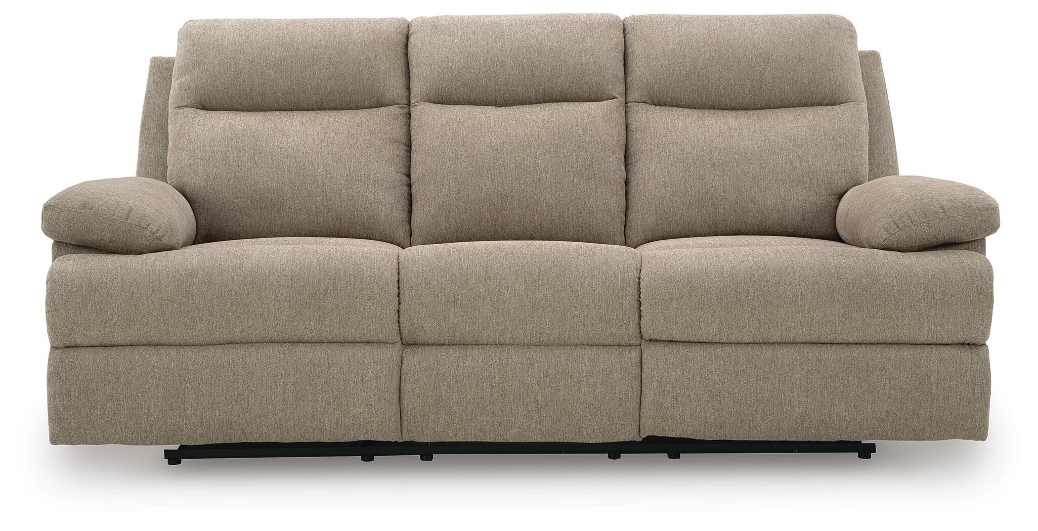 Side-Swipe Reclining Sofa with Drop Down Table - Image 11
