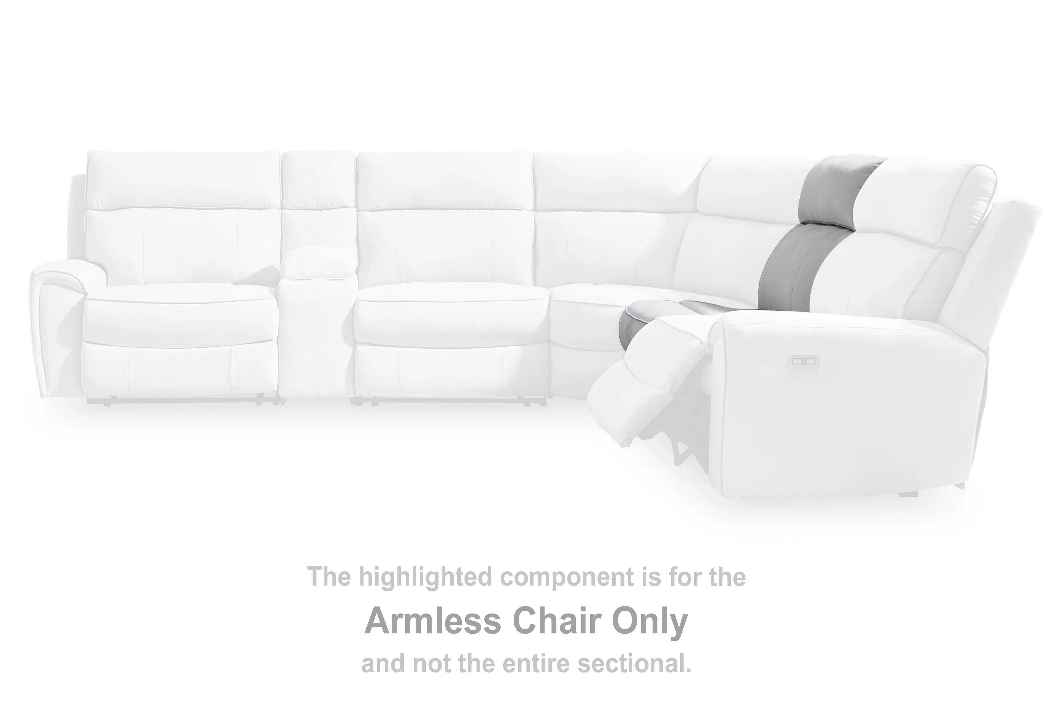 Social Pointe Reclining Sectional with Storage Console - Image 8