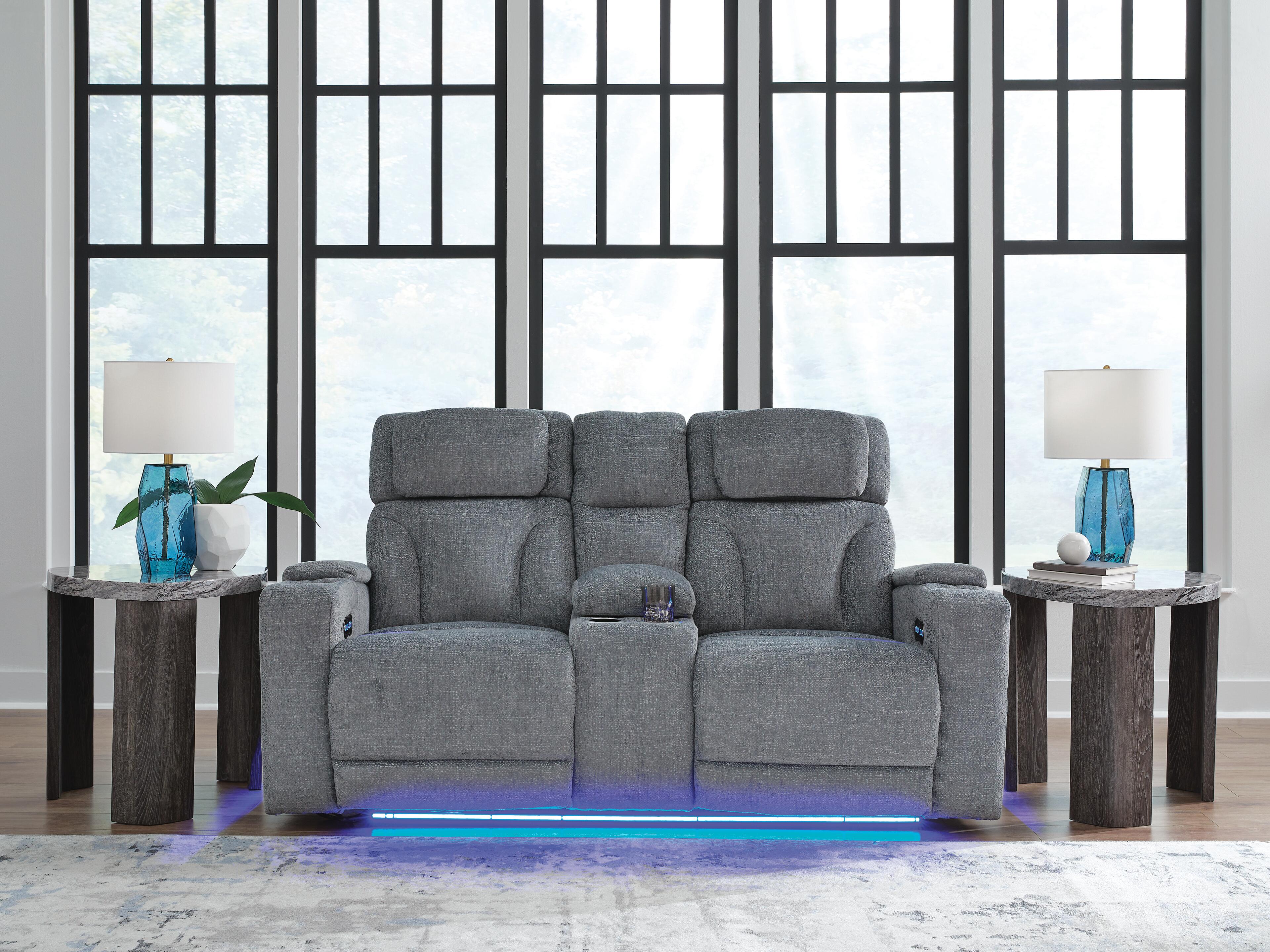 Studio Cave Power Reclining Loveseat with Console - Image 2