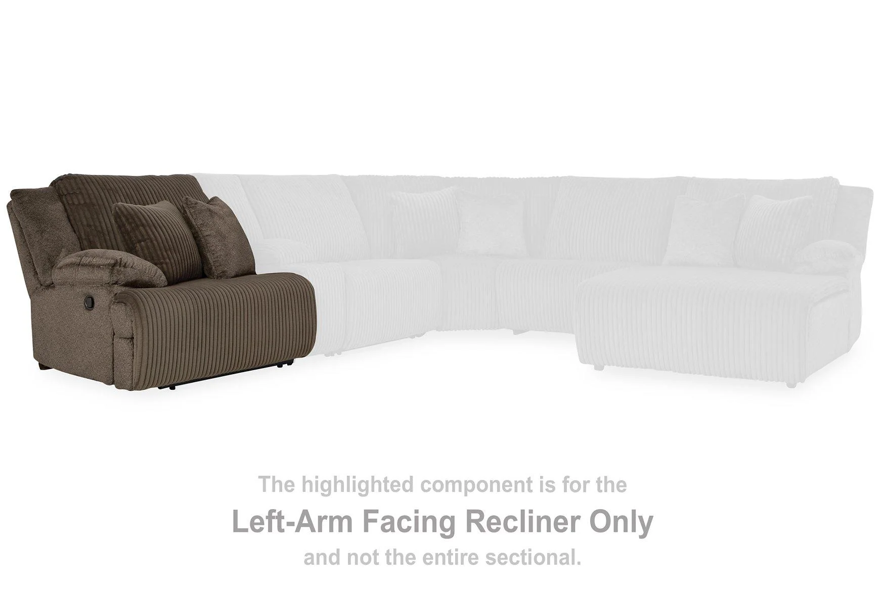 Top Tier Reclining Sectional Sofa with Chaise - Image 10