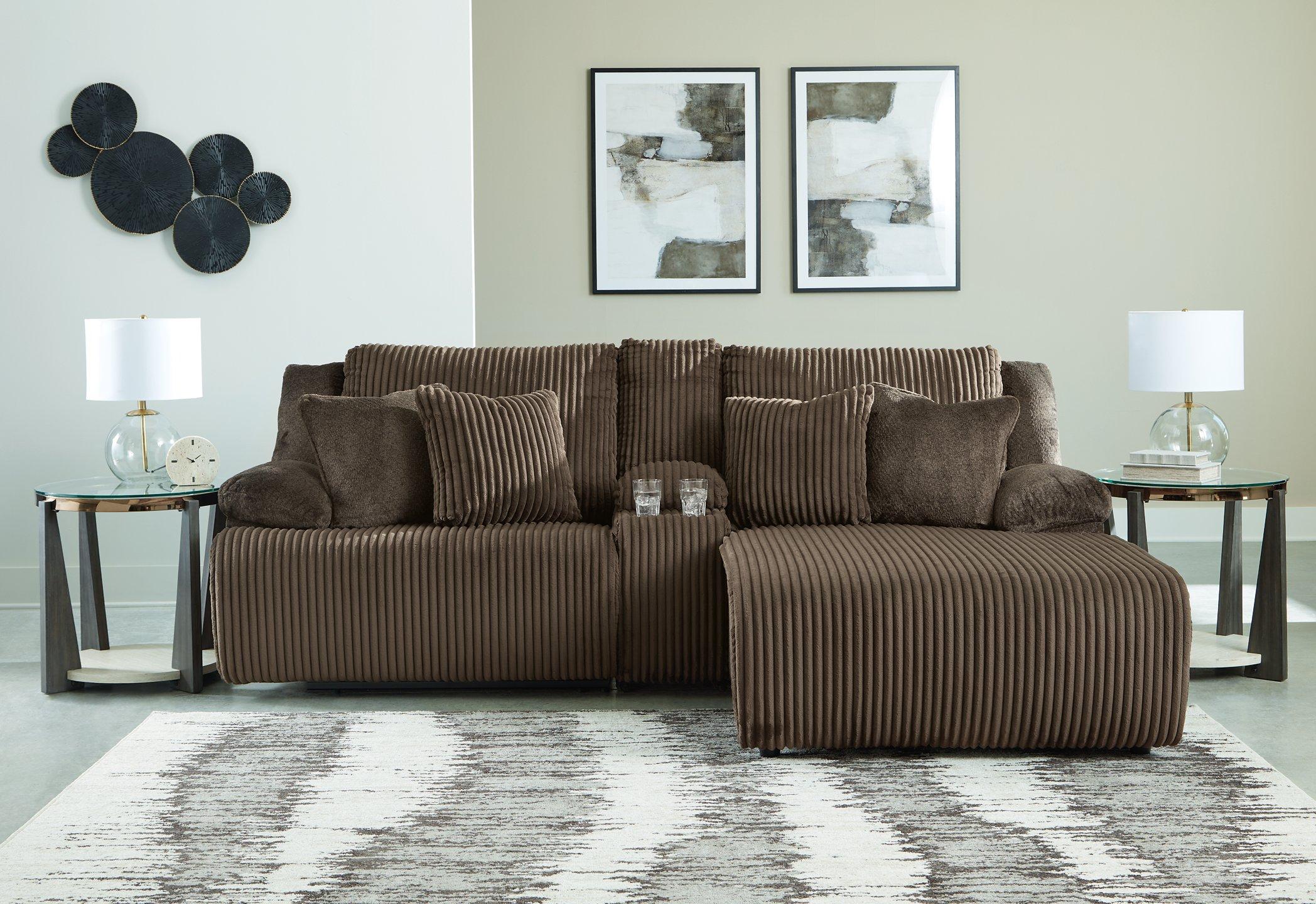 Top Tier Reclining Sectional Sofa with Chaise - Image 2