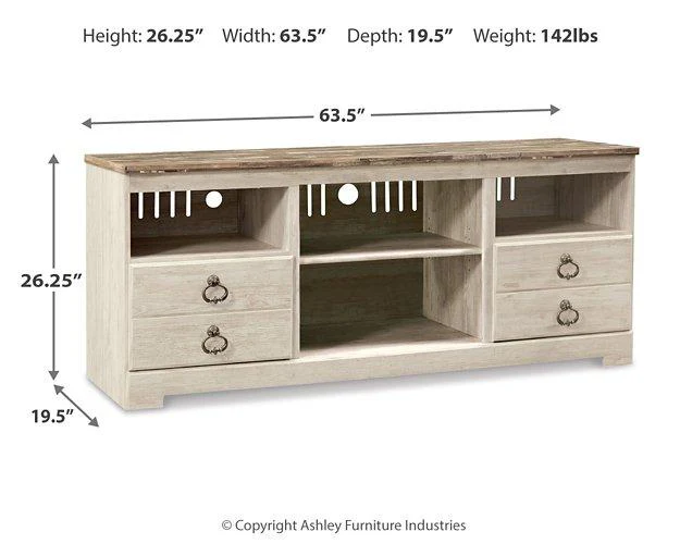 Willowton 4-Piece Entertainment Center - Image 10